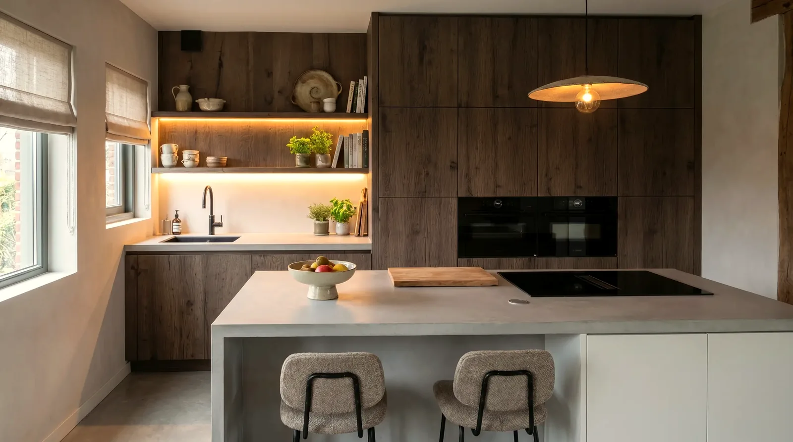 Keuken op maat tot aan het plafond in Hoofddorp